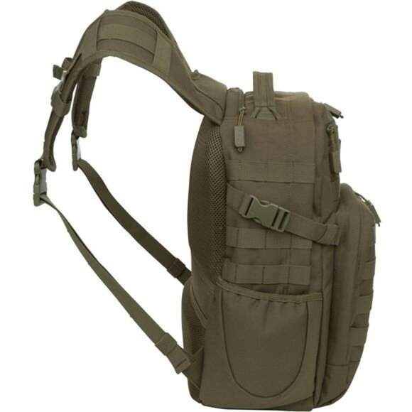 Tactical Backpack Olive Green MOLLE Daypack Hiking Travel Outdoor Gear Bag - Picture 6 of 7